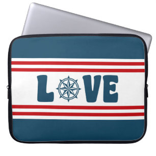 nautische Liebe Laptopschutzhülle