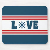 nautische Liebe Mousepad (Vorne)