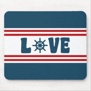 nautische Liebe Mousepad