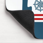 nautische Liebe Mousepad (Ecke)
