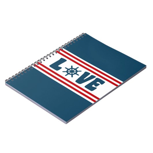 nautische Liebe Notizblock (Linke Seite)