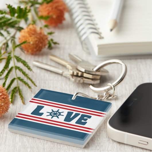 nautische Liebe Schlüsselanhänger (Vorderseite rechts)