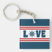 nautische Liebe Schlüsselanhänger (Vorderseite)