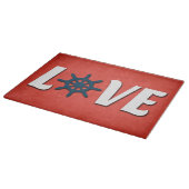 nautische Liebe Schneidebrett (Ecke)