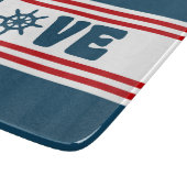 nautische Liebe Schneidebrett (Ecke)
