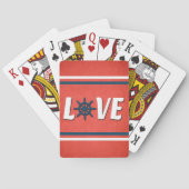 nautische Liebe Spielkarten (Rückseite)