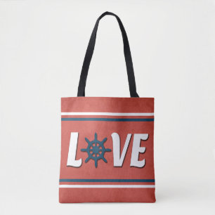 nautische Liebe Tasche