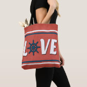 nautische Liebe Tasche (Von Nahem)