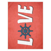 nautische Liebe Tischdecke (Vorderseite)