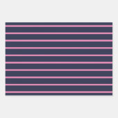 Nautische Marine und Rosa Geschenkpapier Set (Vorderseite 2)