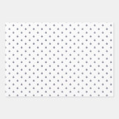 Nautische Marine und Weiß Geschenkpapier Set (Vorderseite 3)