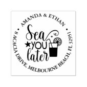 Nautische Meer Sie später Thema Permastempel (Design)