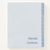 Nautische Meereswelt Notizblock (Rückseite)