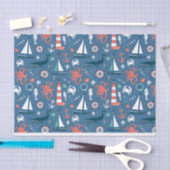 Nautische Mini-Konstruktion Gewebeverschluss Seidenpapier (Handwerk)