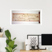 Nautische Minikarte der Adria, 1624 (parc. Poster (Heimbüro)