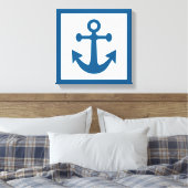 Nautische, mit Anker umhüllte Leinwand (Insitu (Schlafzimmer))