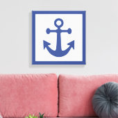 Nautische, mit Anker umhüllte Leinwand (Insitu (Wohnzimmer))