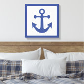 Nautische, mit Anker umhüllte Leinwand (Insitu (Schlafzimmer))