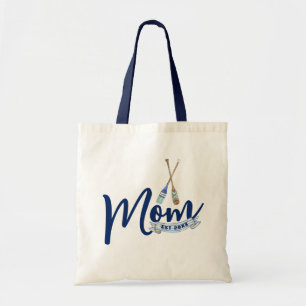 Nautische Mom Established Navy Blau Script-Tasche Tragetasche