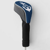 Nautische Monogramm Golf Headcover (angewinkelt)
