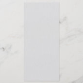 Nautische Muschel an der Küste Klassische feierlic Menükarte (Rückseite)