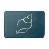 Nautische Muschel Bad Mat Rug Badematte (Vorderseite)