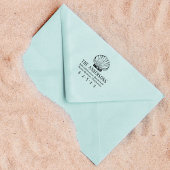 Nautische Muschel Benutzerdefinierter Familienname Permastempel