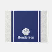 Nautische Muschel über die Marine Fußmatte (Vorderseite)