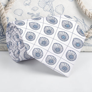 Nautische Muscheln Maßgeschneiderte Krawatte