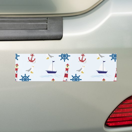 Nautische Muster Autoaufkleber (Auf Auto)