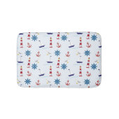 Nautische Muster Badematte (Vorderseite)