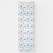 Nautische Muster Banner (Vertikal)