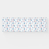 Nautische Muster Banner (Horizontal)