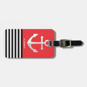 Nautische Muster Gepäckanhänger (Vorderseite horizontal)