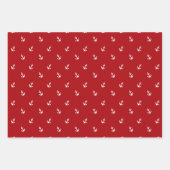 Nautische Muster Geschenkpapier Set (Vorderseite 3)