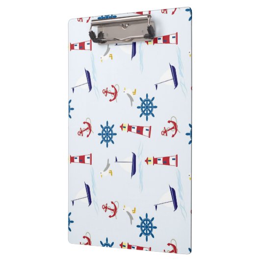 Nautische Muster Klemmbrett (Links)