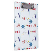 Nautische Muster Klemmbrett (Rechts)