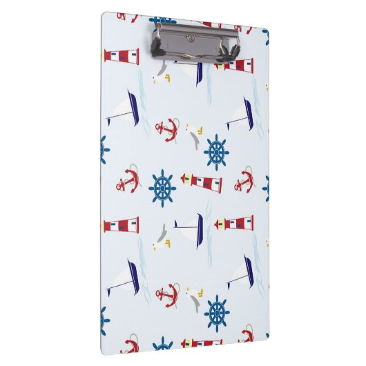 Nautische Muster Klemmbrett (Rechts)