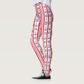 Nautische Muster Leggings (Links)