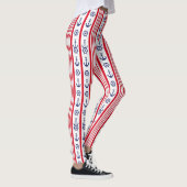 Nautische Muster Leggings (Rechts)