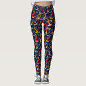 Nautische Muster Leggings (Vorderseite)
