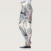 Nautische Muster Leggings (Links)