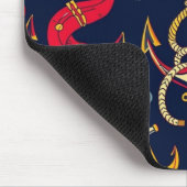 Nautische Muster Mousepad (Ecke)