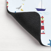 Nautische Muster Mousepad (Ecke)