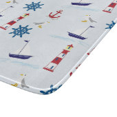 Nautische Muster Schneidebrett (Ecke)