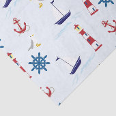 Nautische Muster Seidenpapier (Ausschnitt)
