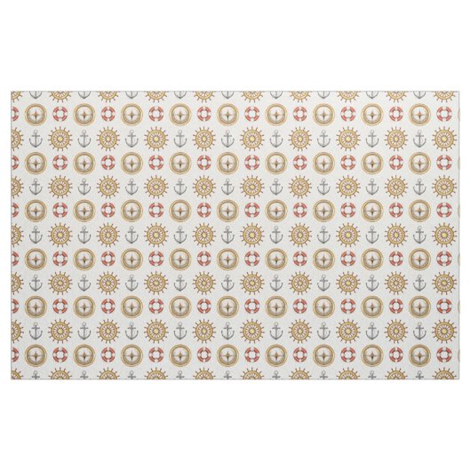 Nautische Muster Stoff (Fat Quarter (45,7 x 55,9 cm))