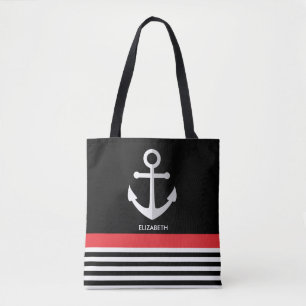 Nautische Muster Tasche