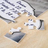 Nautische Navy Anchor Muster Puzzle (Seite)