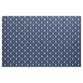 Nautische Navy-Anker/Rad/Segelboot-Silhouette Stoff (Yard (91,4 cm))